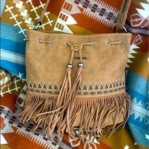 Montana West Fringed Handbag